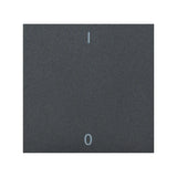 Wippe 50 mit Symbolen I/0, anthrazit (10er-Pack)
