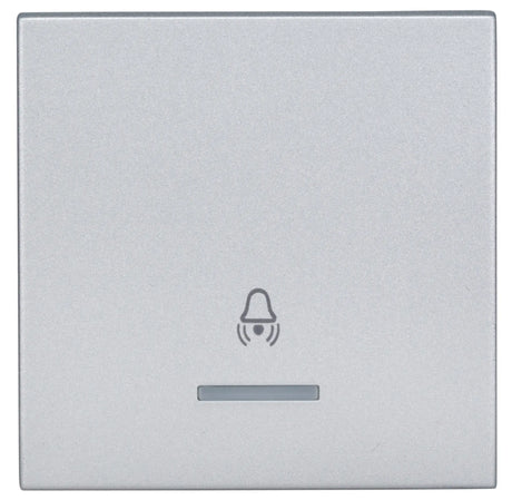 Wippe 50 mit transparenter Linse, Symbol Glocke, Silber (10er-Pack)