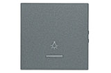 Wippe 50 mit transparenter Linse, Symbol Licht, anthrazit (10er-Pack)