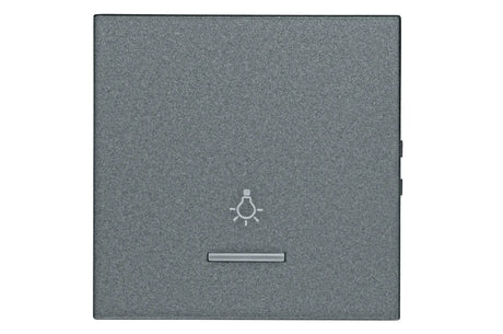 Wippe 50 mit transparenter Linse, Symbol Licht, anthrazit (10er-Pack)