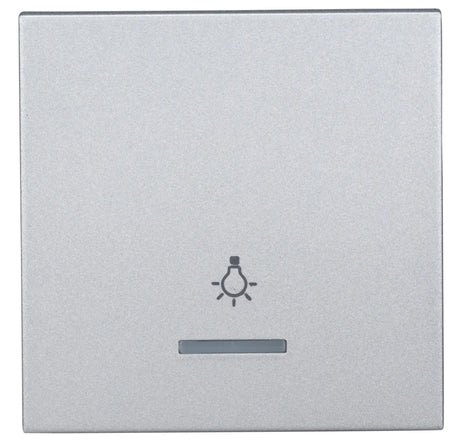 Wippe 50 mit transparenter Linse, Symbol Licht, Silber (10er-Pack)