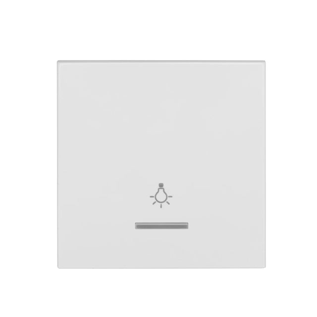 Wippe 50 mit transparenter Linse, Symbol Licht, weiß (10er-Pack)