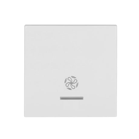 Wippe 50 mit transparenter Linse, Symbol Lüfter, weiß (10er-Pack)
