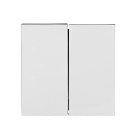 Wippe 50 Serien-, Doppelwechselschalter, Doppeltaster, weiß (10er-Pack)